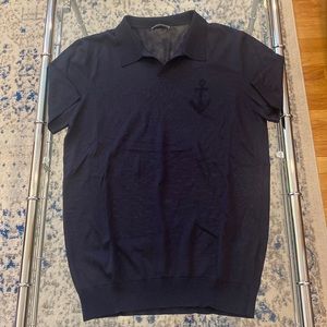 Men’s deep navy Mudo polo size large